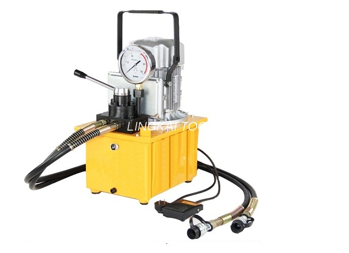 Dvojitý pôsobiaci elektrický hydraulický čerpadlo HBB-700AB Manuálny nástroj riadený typom ventilového ventilu