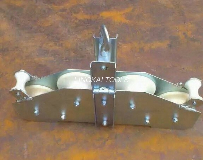 R570 mm nástroje na káble z optických vlákien 10KN OPGW Kombinovaný blok so štyrmi kladkami