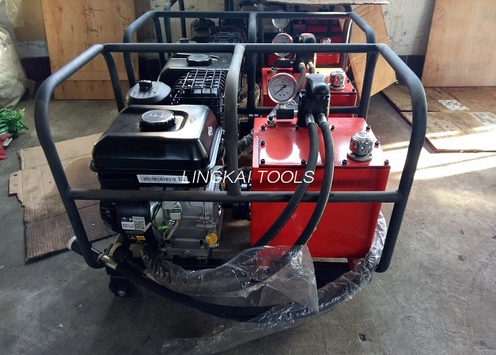Hydraulická jednotka benzínového motora Hydraulické čerpadlo Benzínový motor poháňaný pre lisovacie nástroje