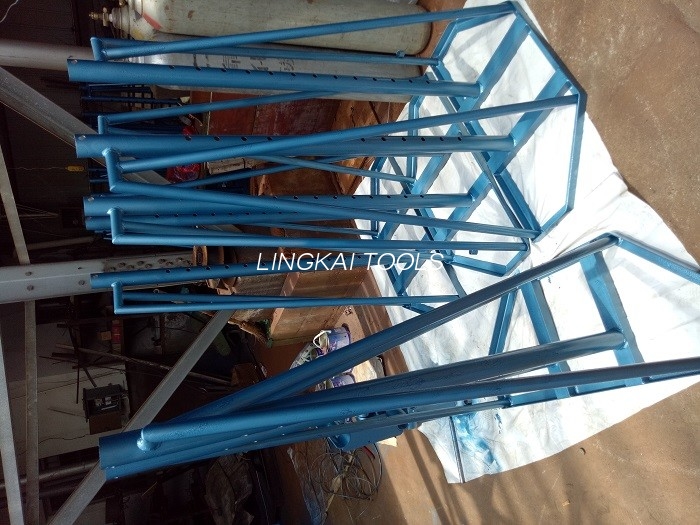 Hydraulický drôt navijak Stojan Kábel Výrobné zariadenia 5 - 10 ton s kolesami