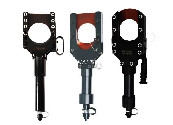 Hydraulický zvlňovač drôtu s nízkou hmotnosťou a maximálnym rezaním 100 mm pancierovaný Cu / Al kábel
