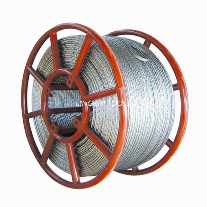 26 mm opletené oceľové lano proti skrúteniu na navliekanie 800 kv prenosového vedenia